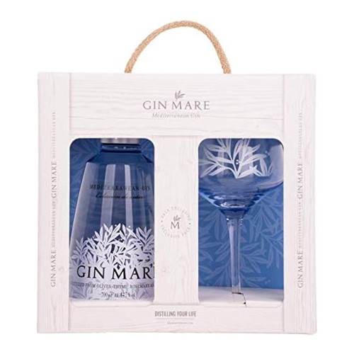 Bild von Gin Mare Set - Hochwertiger Gin mit stilvollem Ballonglas
