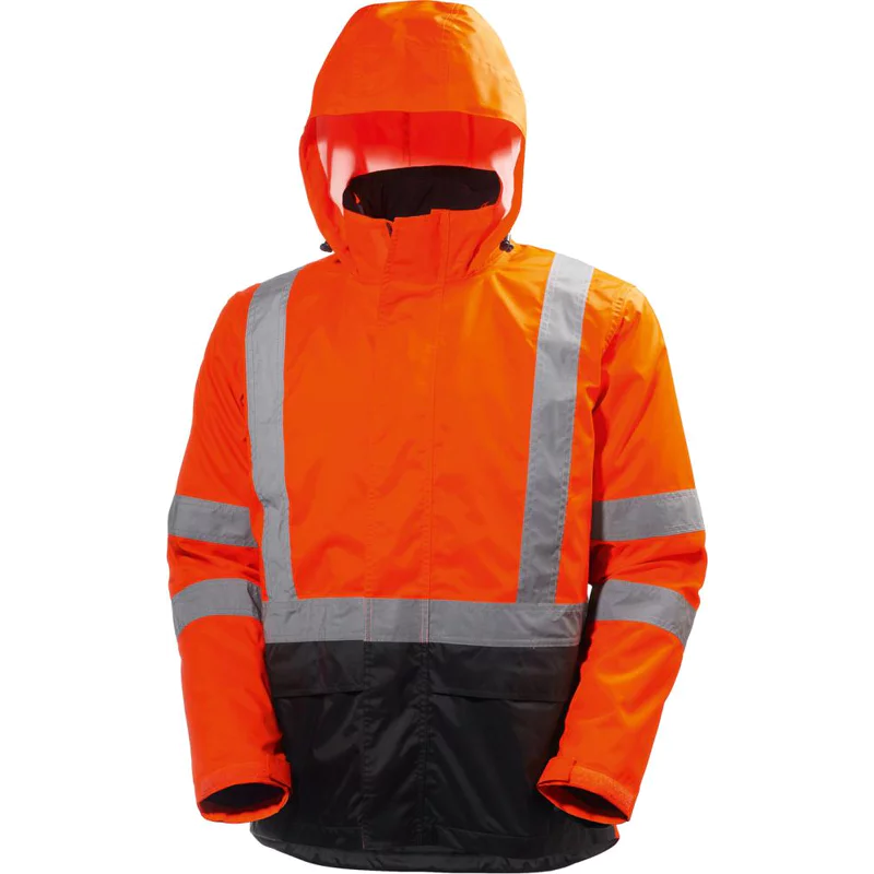 Bild von Helly Hansen Warn-Shell-Jacke ALTA Gr. L, orange/charcoal