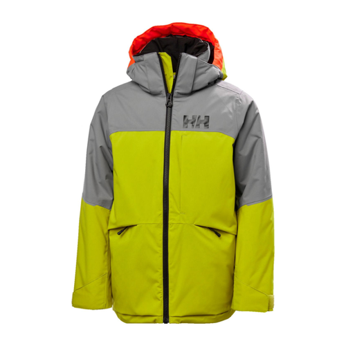 Bild von Helly Hansen Summit Skijacke für Junioren in grüngelb