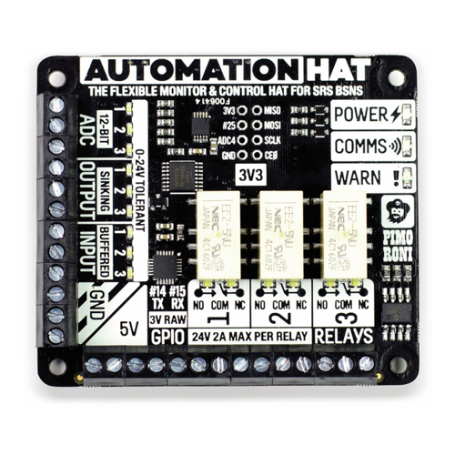 Bild von RASPBERRY PI Automation HAT – Das Multitalent für Hausautomatisierung