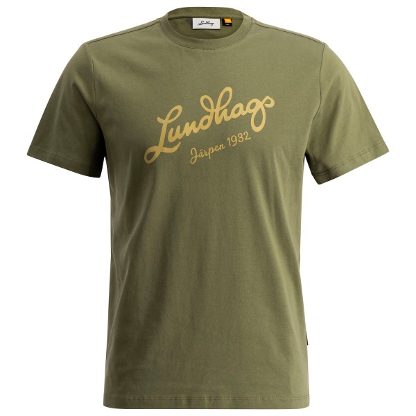 Bild von Lundhags - Järpen Logo T-Shirt - T-Shirt Gr S oliv