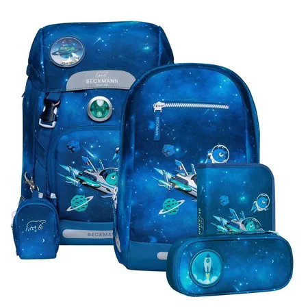 Bild von Beckmann Schulrucksackset Classic 22 Galaxy 6-teilig