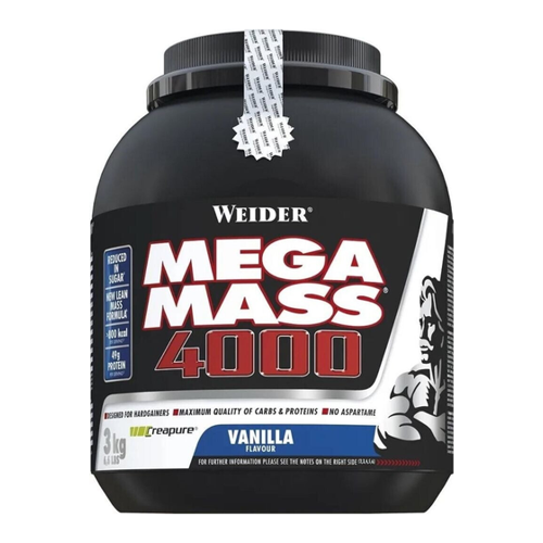 Bild von Weider Mega Mass 4000 Vanille 3000g – Kraftvoller Energielieferant für Fitness-Enthusiasten
