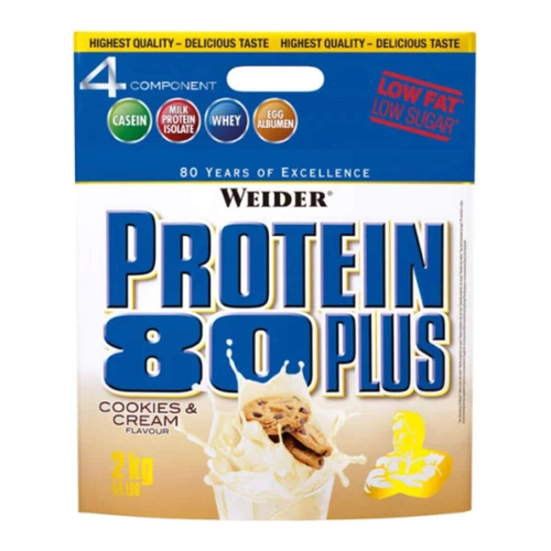 Bild von Weider Protein 80 Plus Banane 2000g: Der ideale Begleiter für Sportler