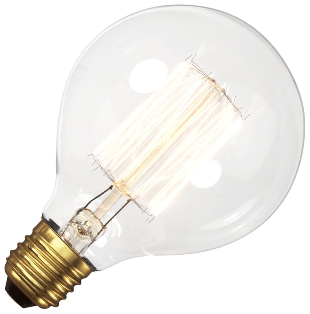 Bild von Kohlefadenlampe Globe | E27 Dimmbar | 60W 125mm