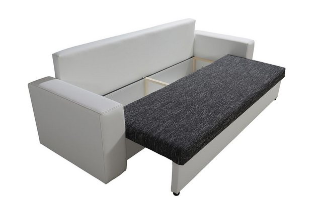 Bild von Fun Möbel Sofa Sofa-Set NINA 3-1-1 Sofagarnitur, inkl. 6 Rückenkissen, inkl. Bettkasten