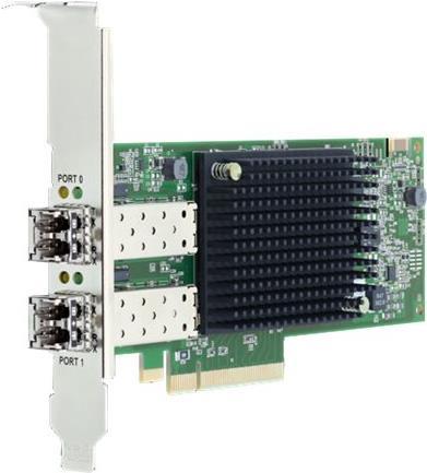 Bild von Broadcom Emulex LPE35002-M2 - Hostbus-Adapter - PCIe 4.0 x8 Low-Profile - 32Gb Fibre Channel Gen 7 (Short Wave) x 2 (LPE35002-M2)