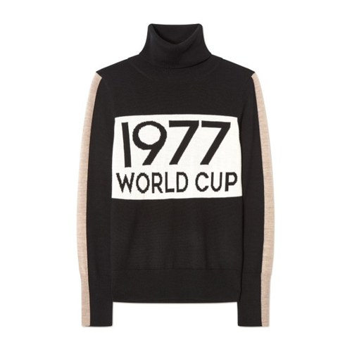 Bild von We Norwegians Women's Worldcup Sweater – Merinopullover in Schwarz