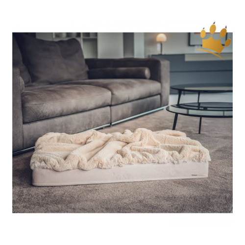 Bild von Hundebett mit Decke Beige – Komfort für Ihren Hund
