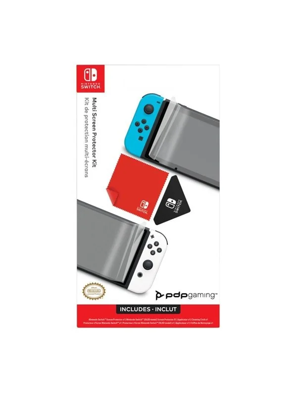 Bild von PDP Screen Protector Kit for Nintendo Switch + Switch OLED - Miscellaneous Zubehör für Spielkonsole - Nintendo Switch