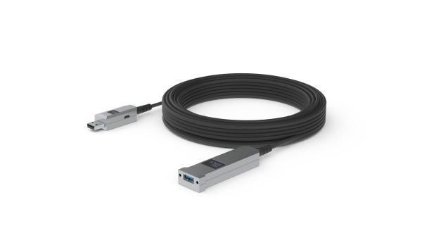 Bild von Huddly - USB-Kabel - USB Typ A (M) bis USB Typ A (W) - USB 3.1 Gen 1 - 5 m - Active Optical Cable (AOC)