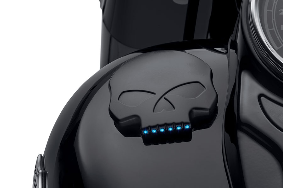 Bild von Harley-Davidson LED-TANKANZEIGEN - SKULL IN SCHWARZ 70900781
