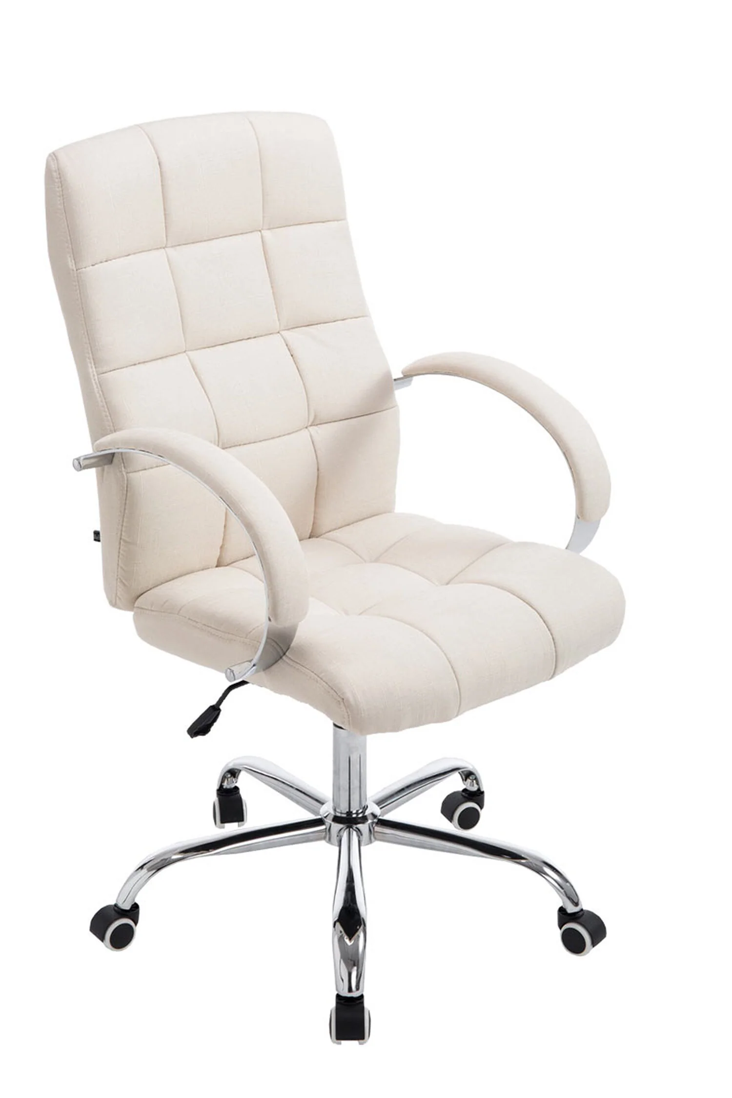 Bild von TPFLiving Bürostuhl Mikan Stoff - Creme