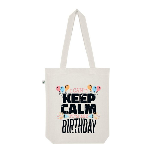 Bild von Stylische Tragetasche "Keep Calm Bday" von Youth Designz