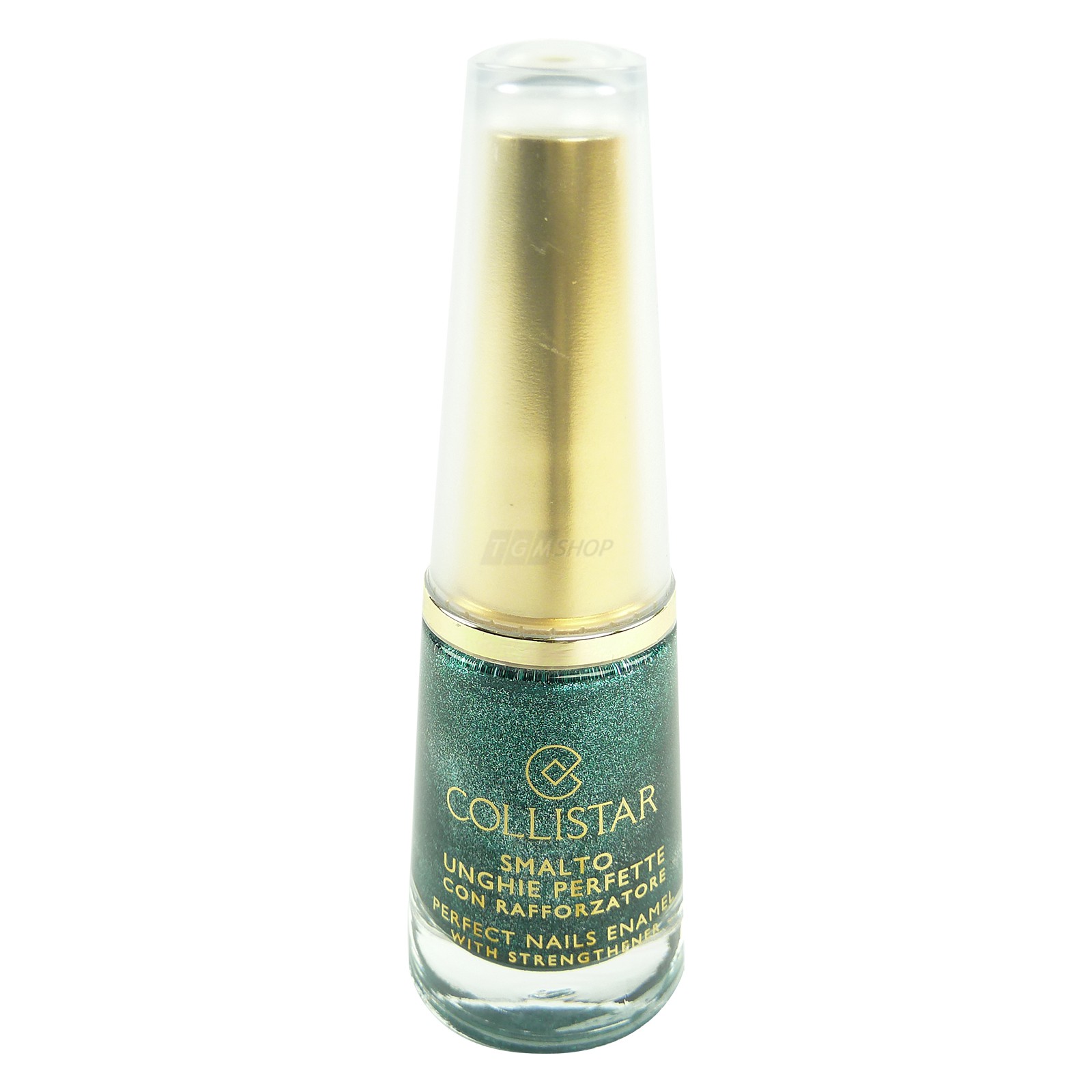 Bild von Collistar Perfect Nails Enamel with strengthener - Nail Polish Nagel Lack - 10ml - 69 Verde Lamé-mat