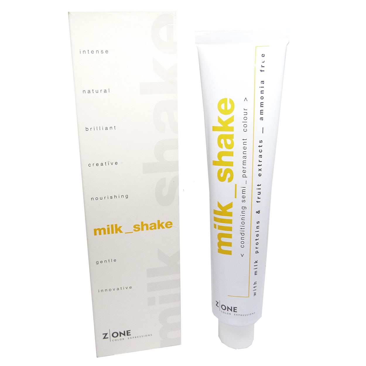 Bild von Z.ONE Milk Shake Semi Permanent Colour Creme Haar Farbe ohne Ammoniak 100ml - Pearl