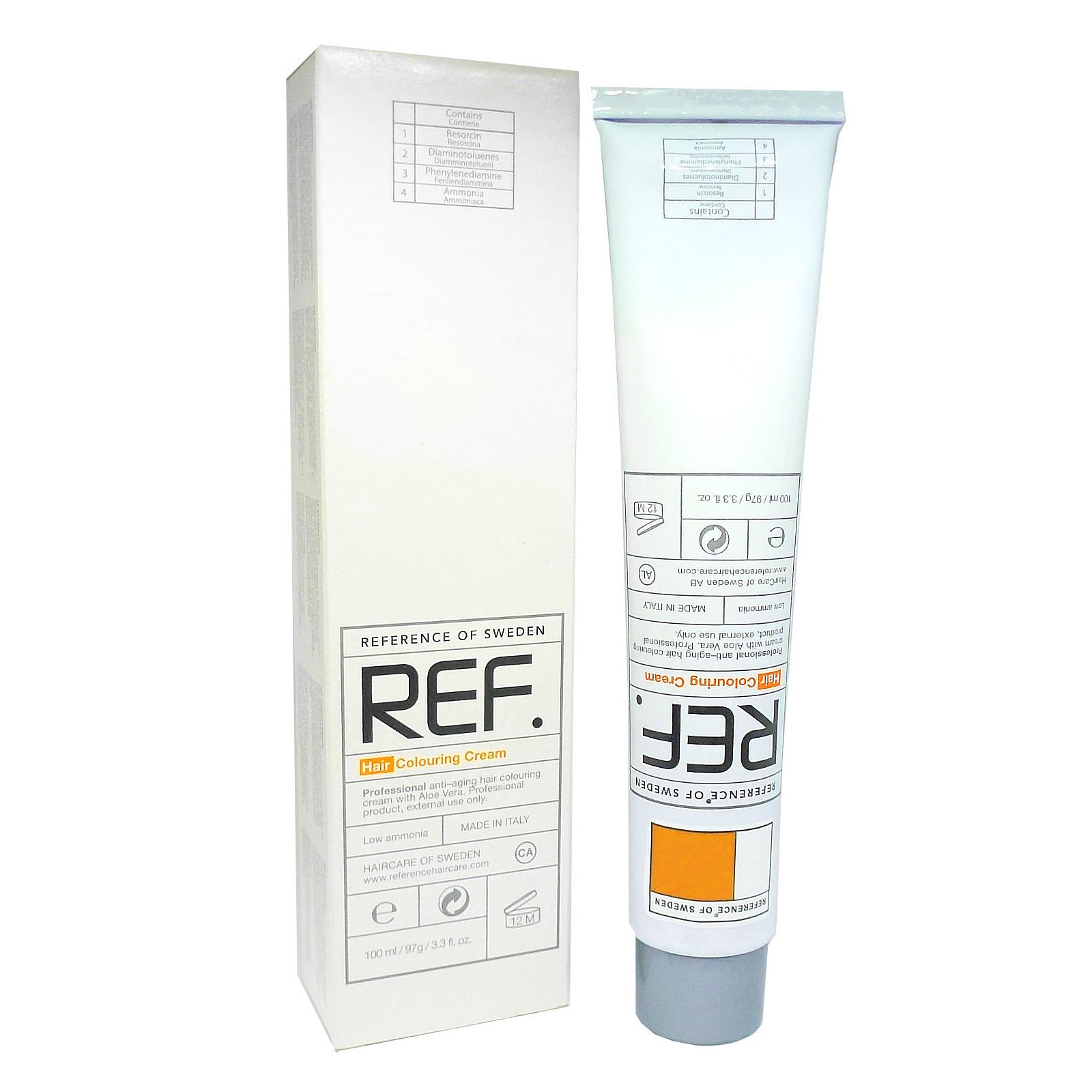 Bild von REF Reference of Sweden Hair Coloring Permanente Haarfarbe Koloration 100ml - 06.62 - Brilliant Red Dark Blonde