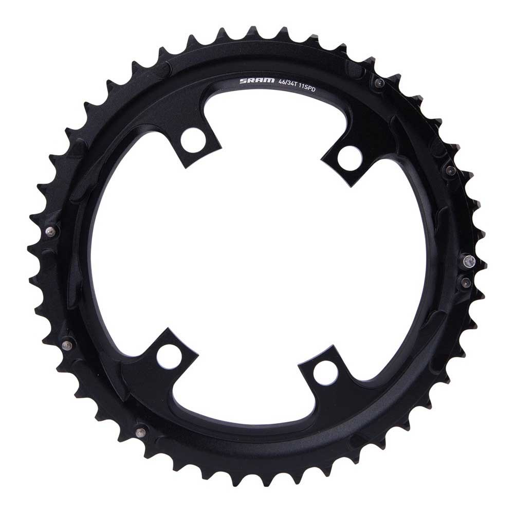 Bild von Sram S390 4b 110 Bcd Assymetric Chainring Silber 34t