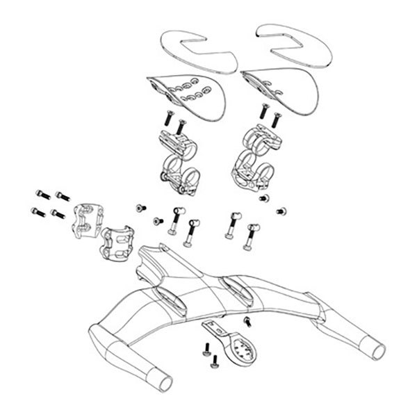 Bild von Sram Vuka Aero Angle Wedge Vuka Aero C1 Armrest Schwarz