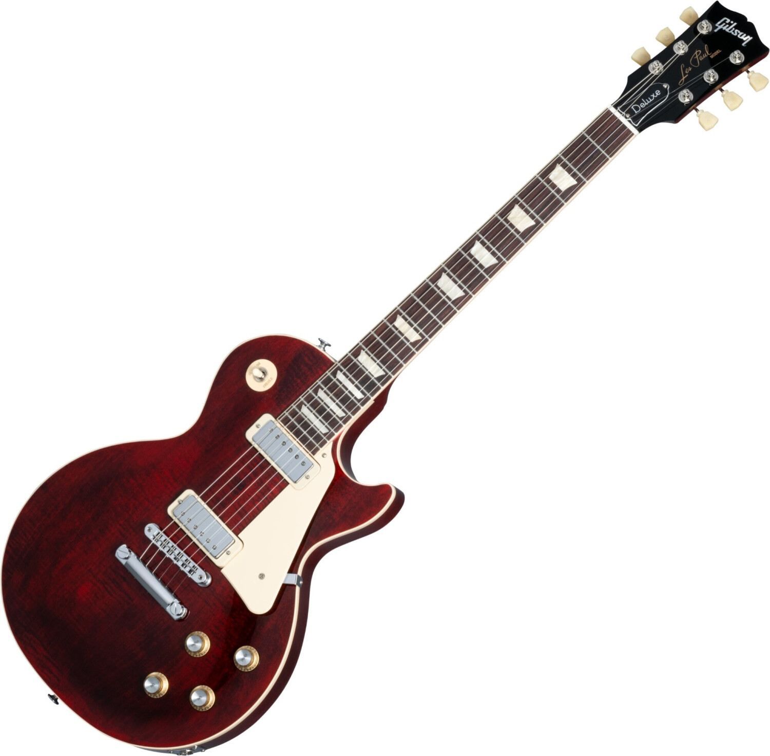 Bild von Gibson E-Gitarre, E-Gitarren, Single Cut Modelle, Les Paul Deluxe 70s Wine Red - Single Cut E-Gitarre