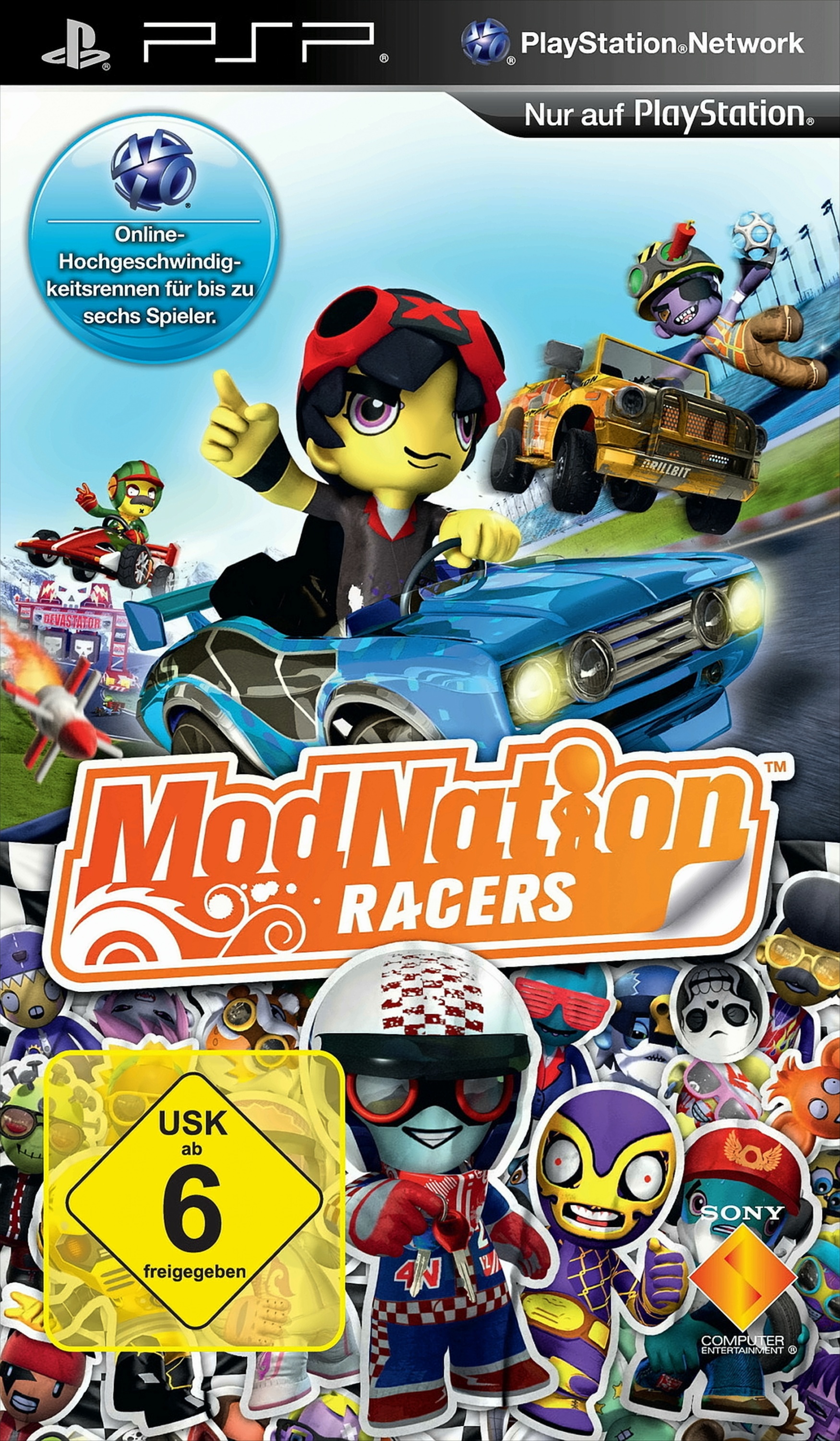 Bild von PSP - ModNation Racers (mit OVP) (sehr guter Zustand) (gebraucht)