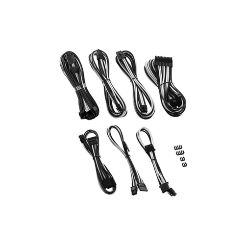 Bild von CableMod C-Series Pro ModMesh 12VHPWR Cable Kit für Corsair RM RMi RMx (Black Label) - Schwarz/Weiß