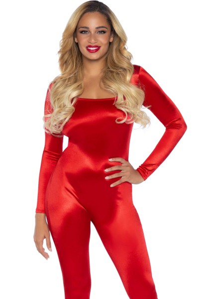 Bild von Catsuit glänzend rot