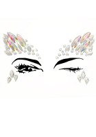 Bild von Strass-Steine Gesichtsschmuck für Erwachsene Make-up bunt