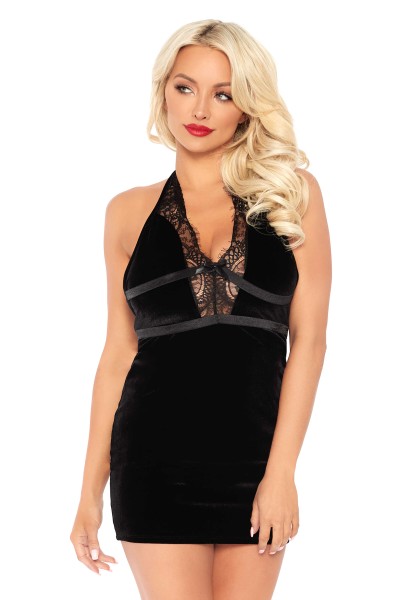 Bild von Weiches Minikleid mit Wimpernspitze