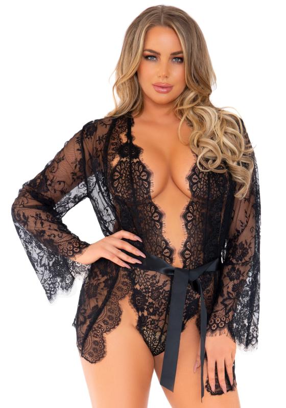 Bild von Leg Avenue »Cosmeta« Body & Kimono Set