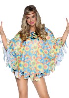Bild von Leg Avenue Hippie Poncho - Kostümteil 2teilig für Fasching (One Size)
