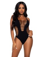 Bild von Leg Avenue Stringbody String-Body mit tiefem Ausschnitt - schwarz (1-tlg) String-Optik