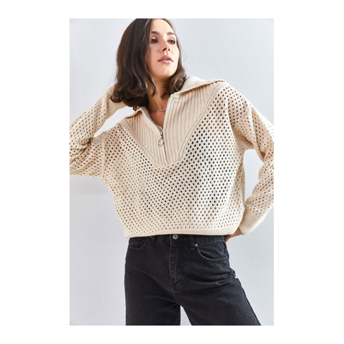 Bild von Eleganter Bianco Lucci Rollkragenpullover für Damen