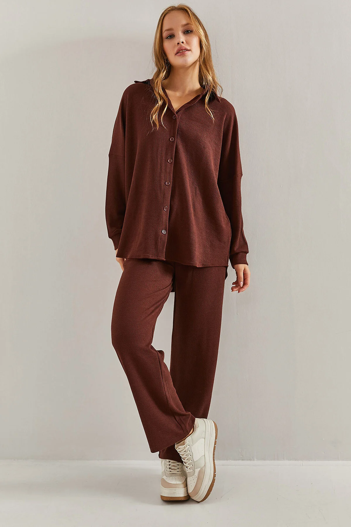 Bild von Bianco Lucci Ottomane-unterteil-oberteil-set Aus Stoff für Damen - S/M