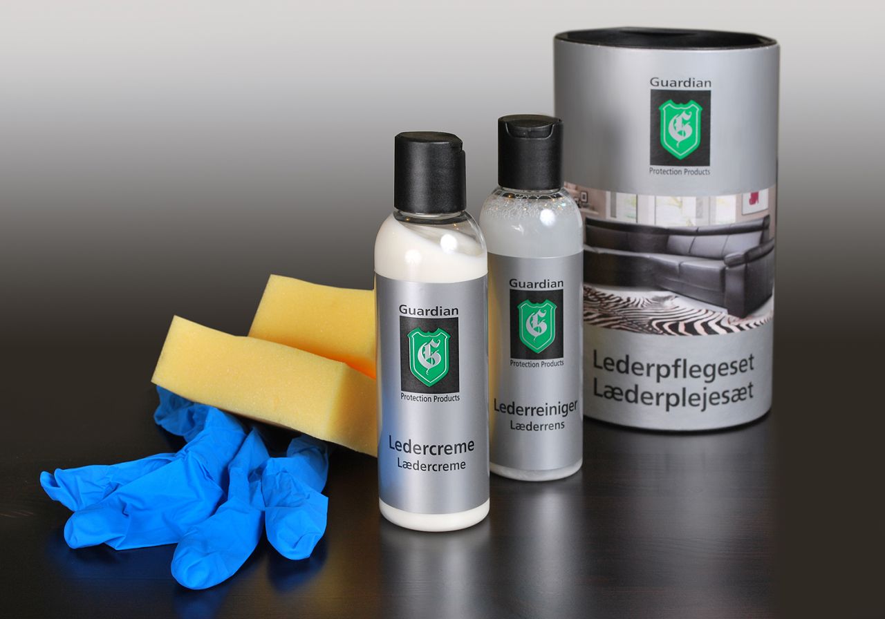 Bild von Lederpflege /Lederpflegeset / Lederreiniger und Pflegeset Guardian