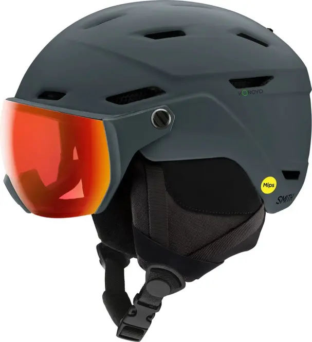 Bild von SMITH SURVEY Helm 2024 matte slate/chromapop everyday red mirror - S