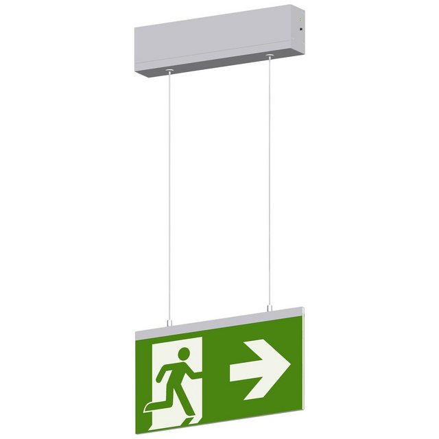 Bild von Beltrona M19002 LED Fluchtweg-Notbeleuchtung Deckenaufbaumontage rechts, links, hoch, runter