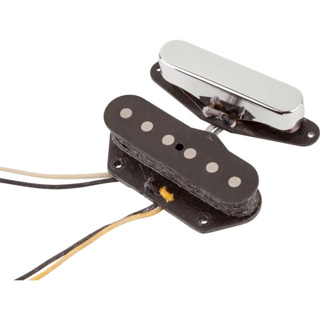 Bild von Fender Tonabnehmer, (Custom Shop Nocaster Tele 2er Set Singlecoils, E-Gitarre Tonabnehmer, Single-Coil), Custom Shop '51 Nocaster Telecaster Pickup Set - Single Coil