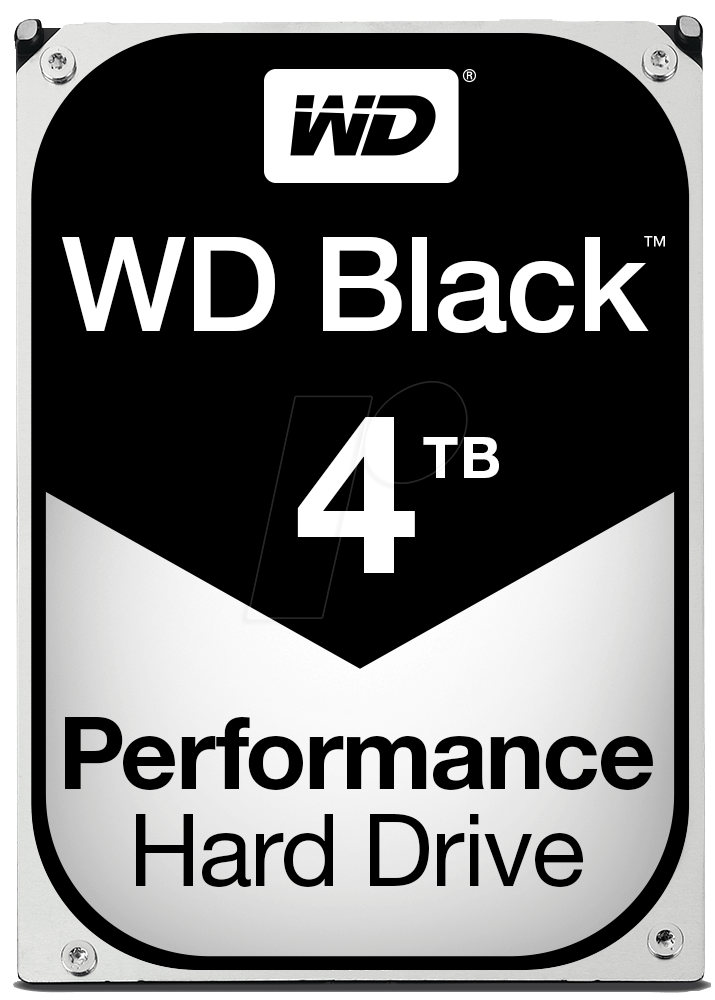 Bild von Western Digital WD BLACK Performance Desktop 4 TB HDD - Interne Festplatte - schwarz HDD-Festplatte 3,5 Zoll