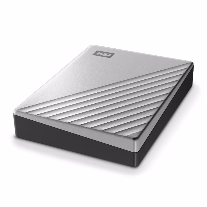 Bild von Western Digital WD My Passport Ultra silber 4TB, wdbftm0040bsl-wesn, USB-C 3.0
