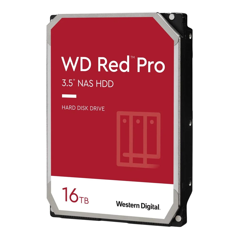 Bild von Western Digital WD Red Pro 16 TB, Festplatte, (SATA 6 Gb/s, 3,5) interne HDD-Festplatte (16 TB) 3.5