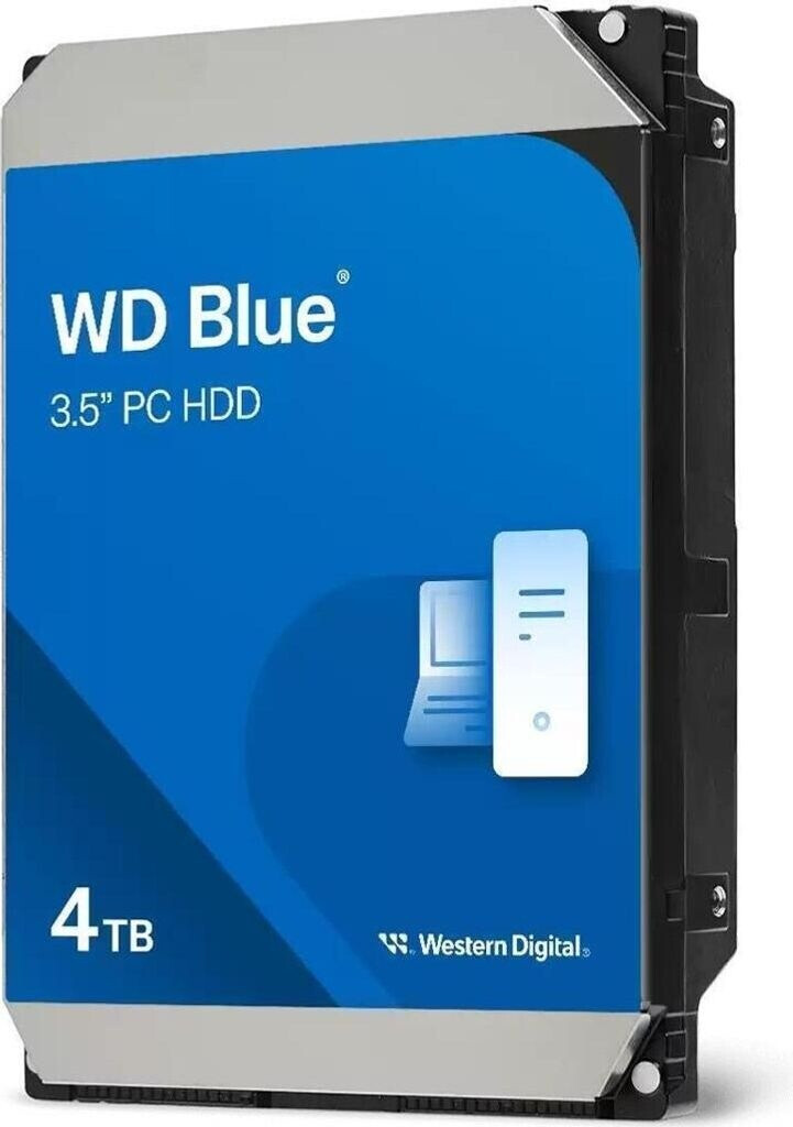 Bild von Western Digital WD Blue 4 TB, Festplatte, (SATA 6 Gb/s, 3,5) interne HDD-Festplatte (4 TB) 3.5