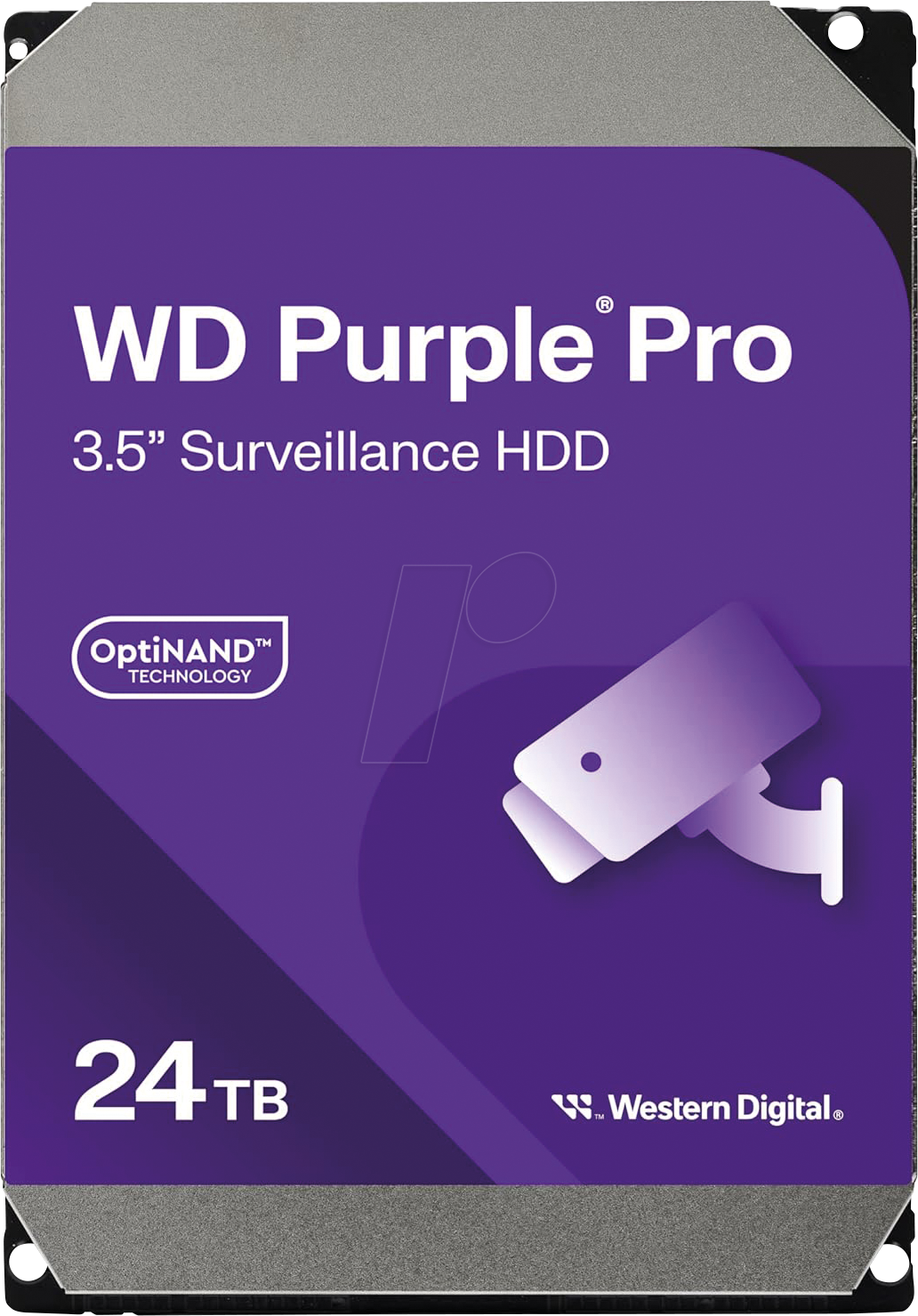 Bild von WD Purple Pro 24 TB Smart Video 3,5 Zoll interne Festplatte – Allframe AI – 550 TB/Jahr, 512 MB Cache, 7200 RPM, 5 Jahre Garantie