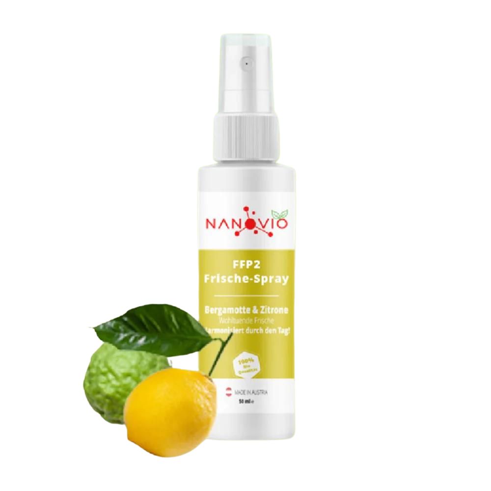 Bild von Nanovio FFP2 Frische-Spray - Bergamotte & Zitrone Duft