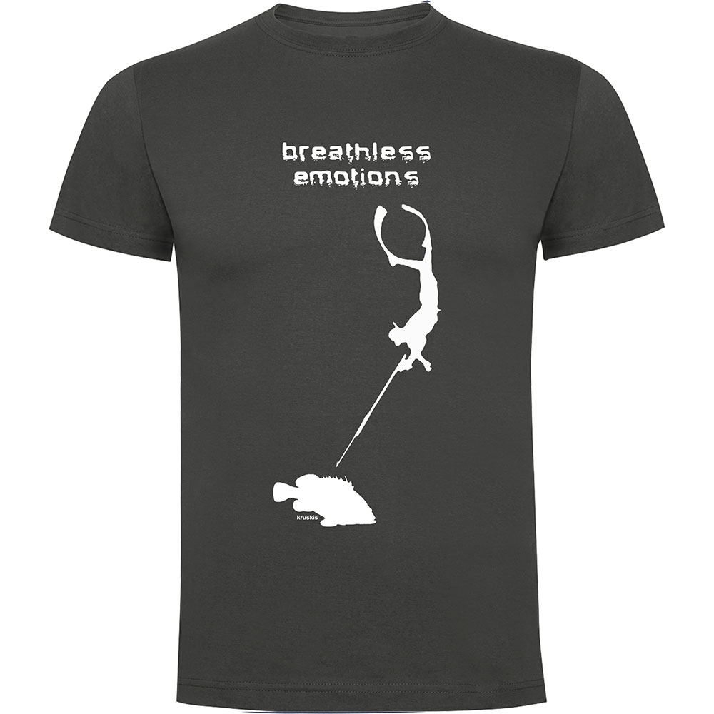 Bild von Kruskis Breathless Emotions Short Sleeve T-shirt Grau L Mann