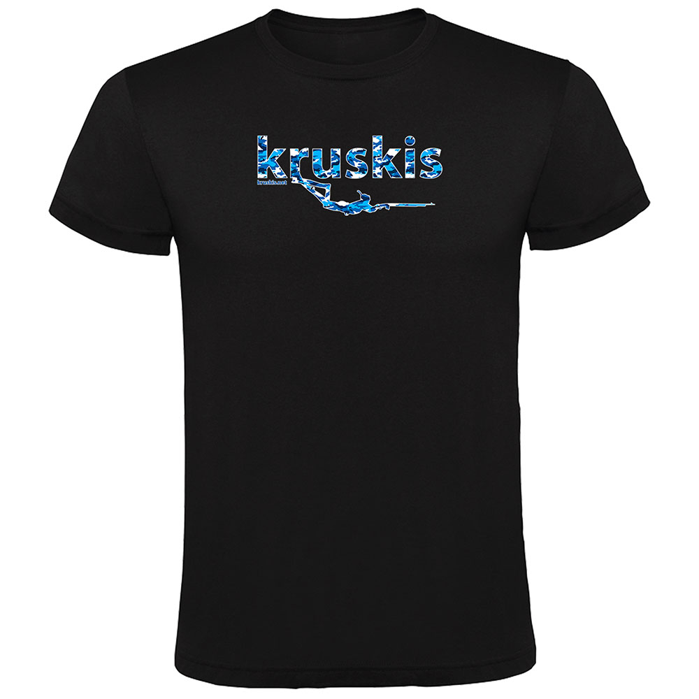 Bild von Kruskis Spearfishing Short Sleeve T-shirt Schwarz M Mann