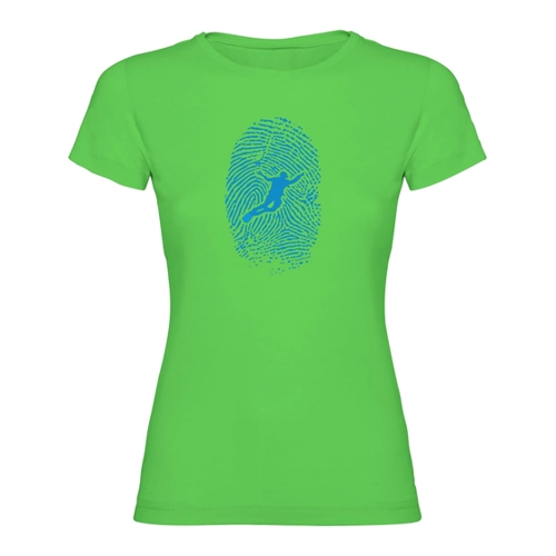 Bild von K KRUSKIS - T Shirt Tauchen Diver Fingerprint Zurzarm Frau - XL, Schwarz