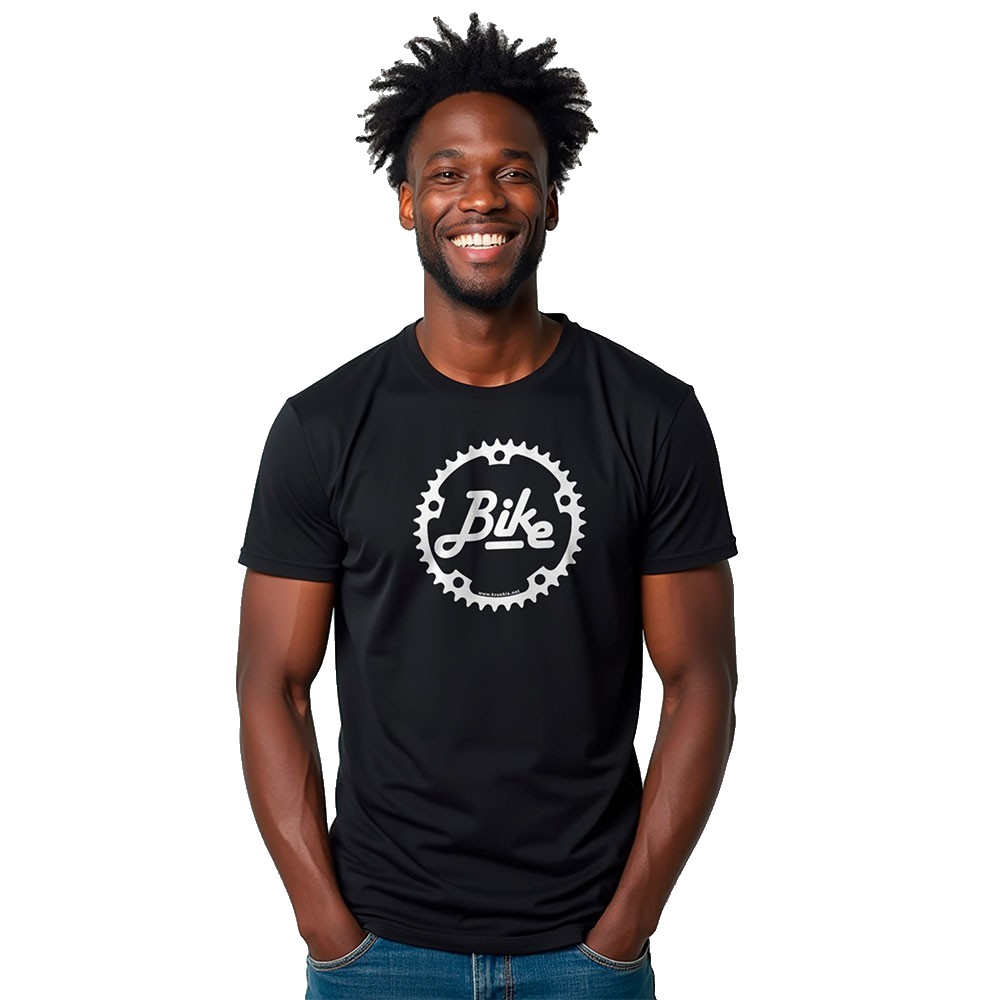 Bild von Kruskis Chainring Short Sleeve T-shirt Schwarz L Mann