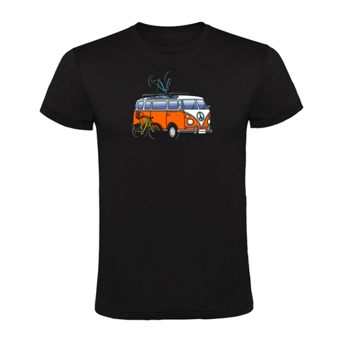 Bild von Kruskis Hippie Van Mtb Kurzarm-T-Shirt – Der perfekte Begleiter für Fahrrad-Enthusiasten