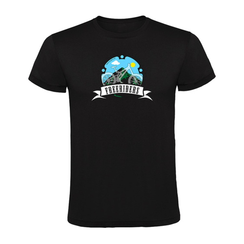 Bild von K KRUSKIS - T Shirt MTB Freeriders Zurzarm Mann - S, Schwarz